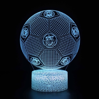 F.C. Hansa 3D fodboldlampe med logo